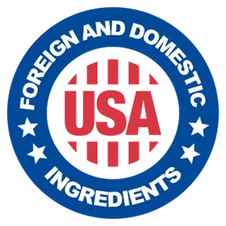 Foreign and domestic ingredients sourcing mark